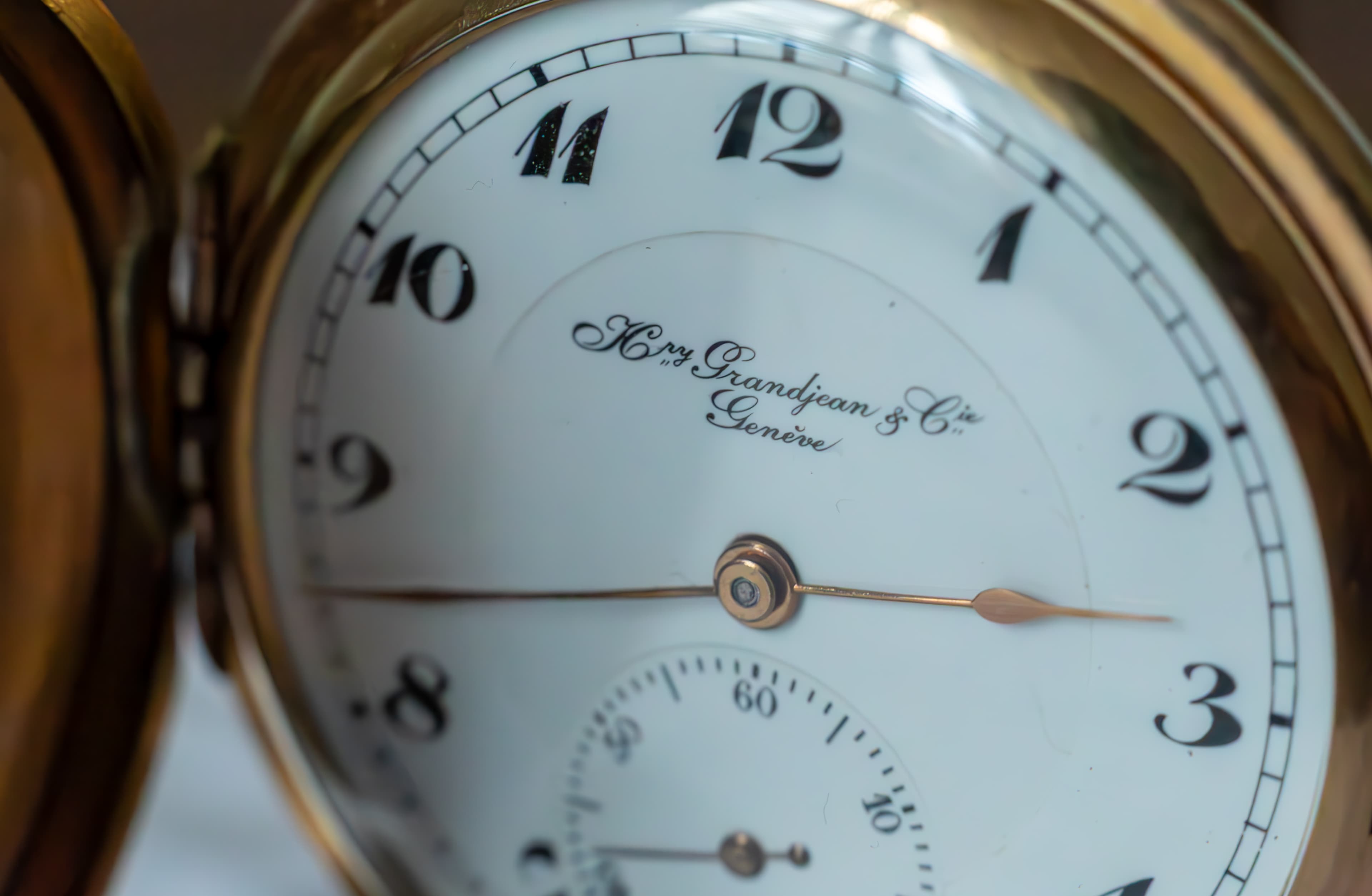 Henri Grandjean antique pocket watch