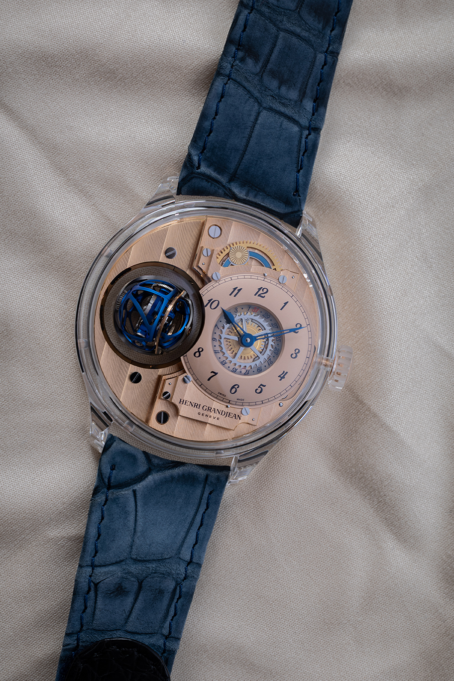 Henri Grandjean Atrivm White Sapphire full watch